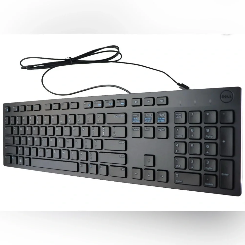 Dell Black Wired Keyboard/Standard Wired USB Keyboard - Black